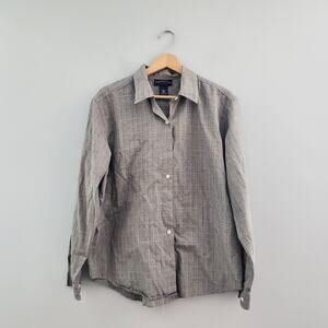 Charter Club Classics Women's Button Down Shirt Size L